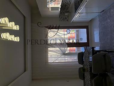 Mutfak Perdesi Beyaz Temalı Tül Perde