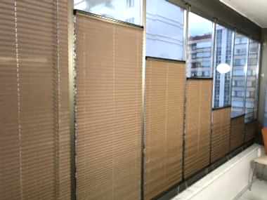 Plise Perde Sütlü Kahve